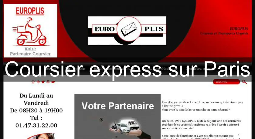 Coursier express sur Paris