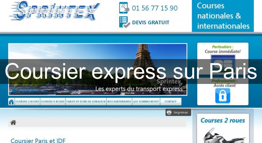 Coursier express sur Paris Coursier express sur Paris