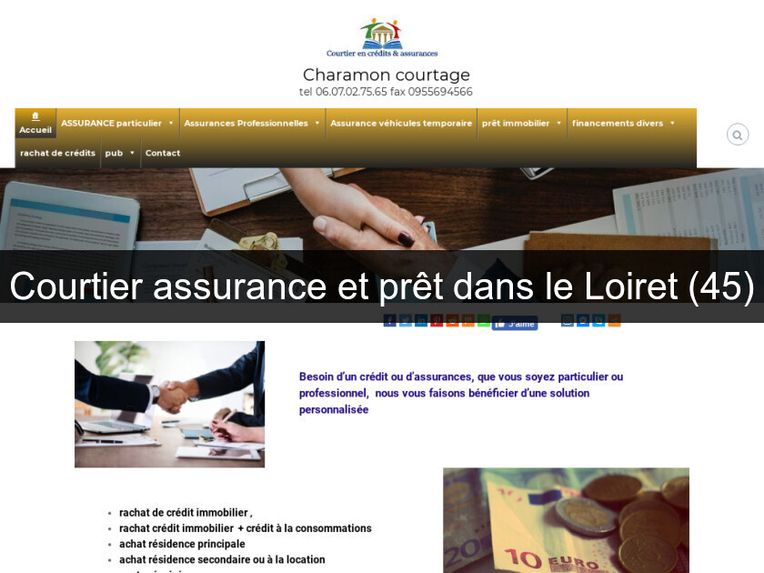 Courtier assurance et prêt dans le Loiret (45)