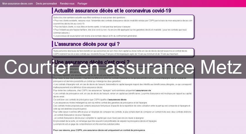 Courtier en assurance Metz