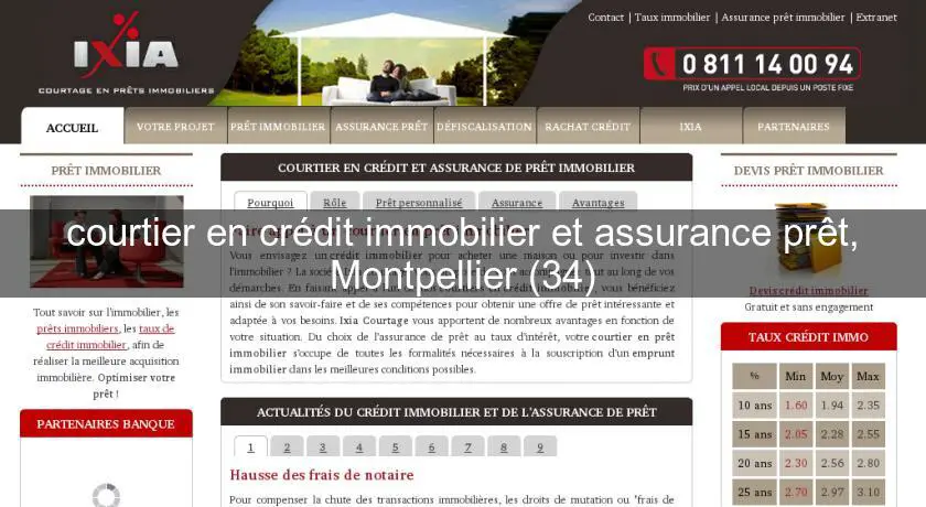 courtier en crédit immobilier et assurance prêt, Montpellier (34)