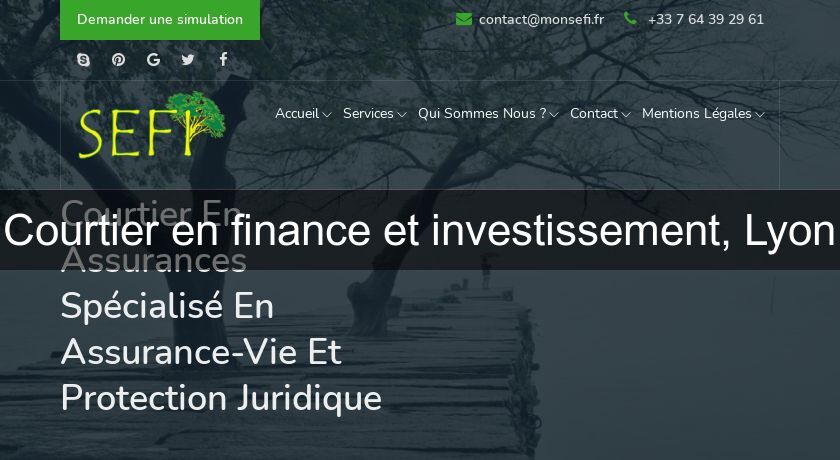 Courtier en finance et investissement, Lyon Courtier en finance et investissement, Lyon