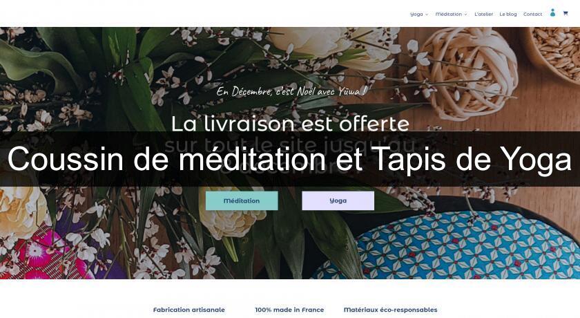 Coussin de méditation et Tapis de Yoga Coussin de méditation et Tapis de Yoga