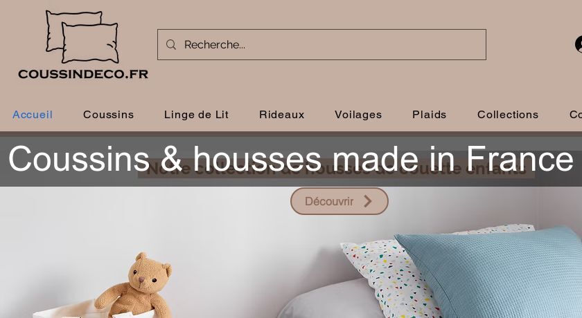 Coussins & housses made in France