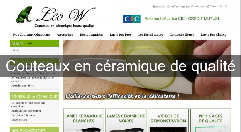 Couteaux en céramique de qualité Couteaux en céramique de qualité