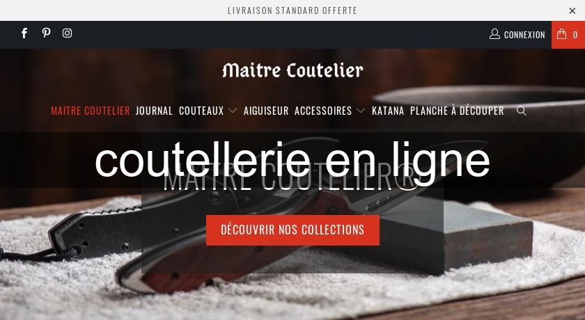 coutellerie en ligne