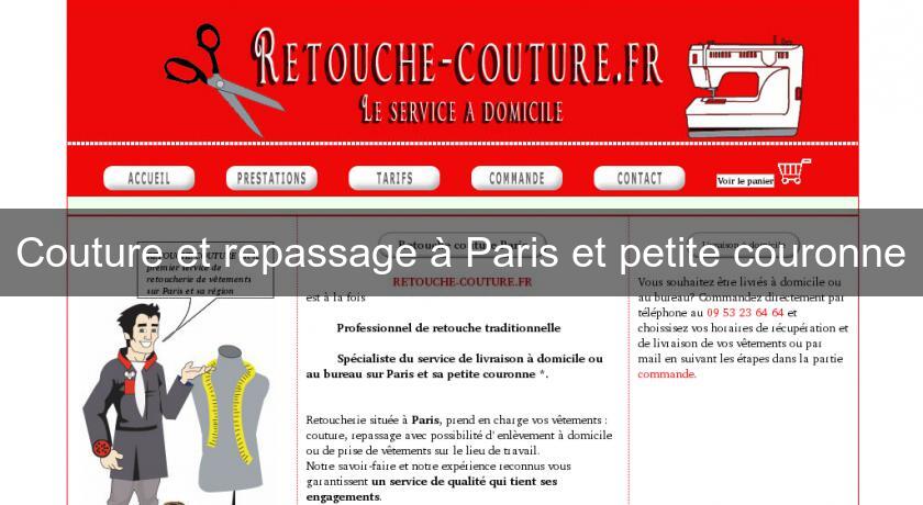 Couture et repassage à Paris et petite couronne