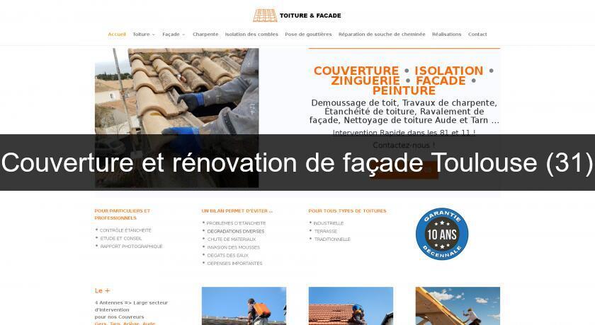 Couverture et rénovation de façade Toulouse (31)