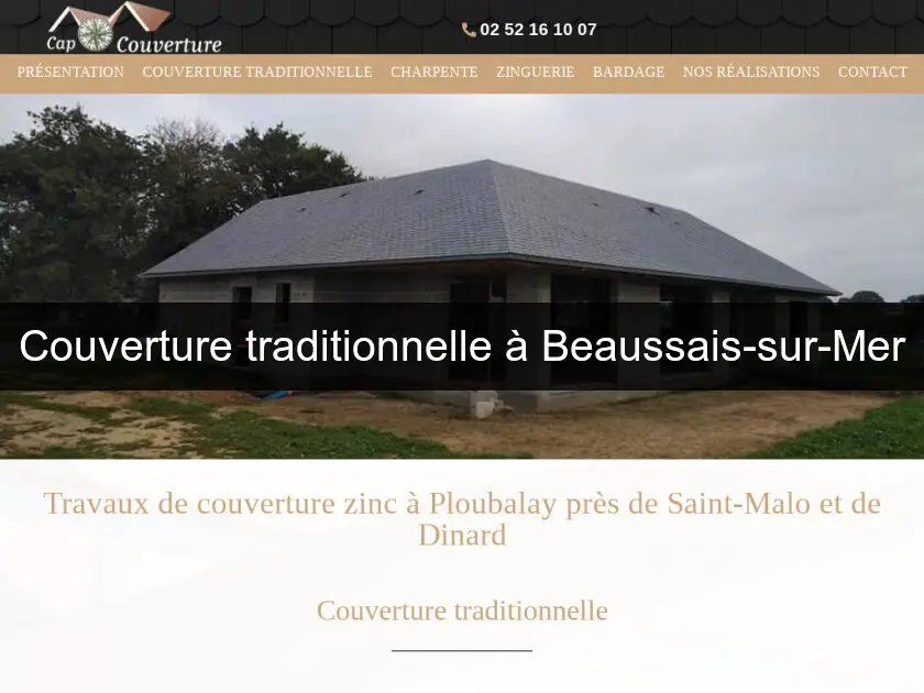 Couverture traditionnelle à Beaussais-sur-Mer