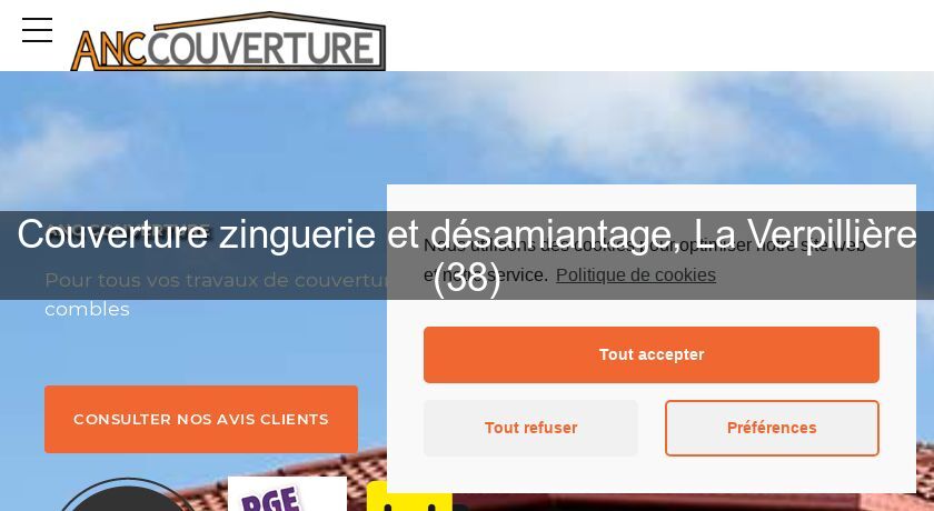 Couverture zinguerie et désamiantage, La Verpillière (38) Couverture zinguerie et désamiantage, La Verpillière (38)