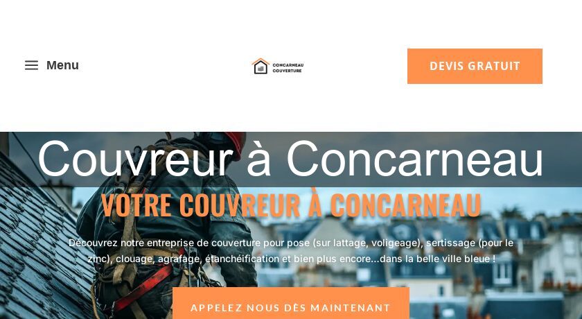 Couvreur à Concarneau