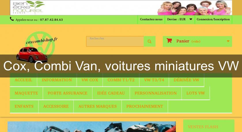 Cox, Combi Van, voitures miniatures VW Cox, Combi Van, voitures miniatures VW