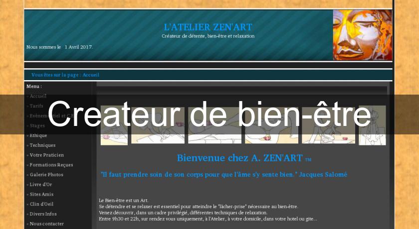 Createur de bien-être Createur de bien-être