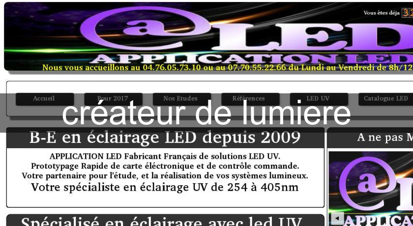 créateur de lumiere créateur de lumiere