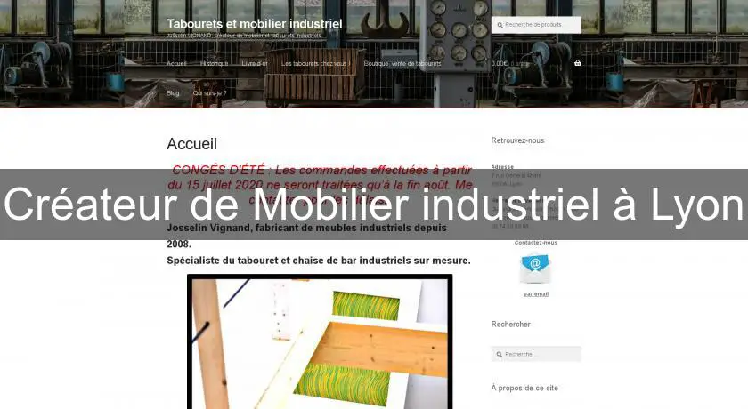 Créateur de Mobilier industriel à Lyon