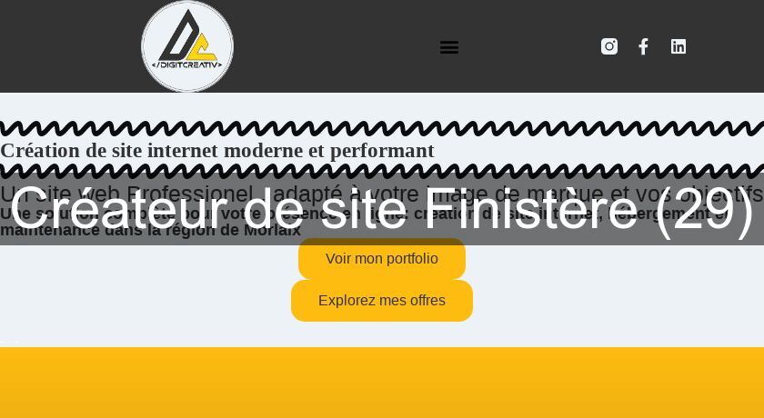 Créateur de site Finistère (29) Créateur de site Finistère (29)