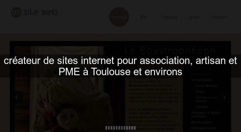 créateur de sites internet pour association, artisan et PME à Toulouse et environs