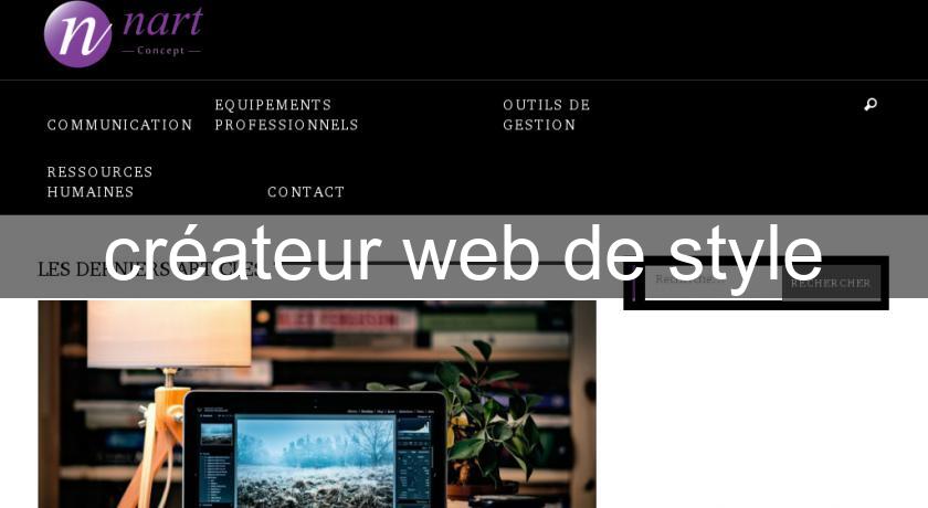 créateur web de style