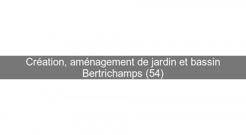 Création, aménagement de jardin et bassin Bertrichamps (54)