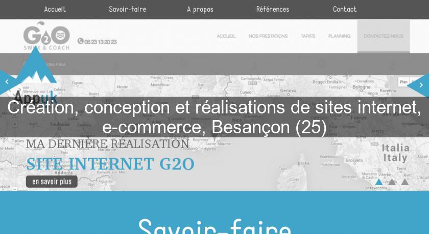 Création, conception et réalisations de sites internet, e-commerce, Besançon (25) Création, conception et réalisations de sites internet, e-commerce, Besançon (25)
