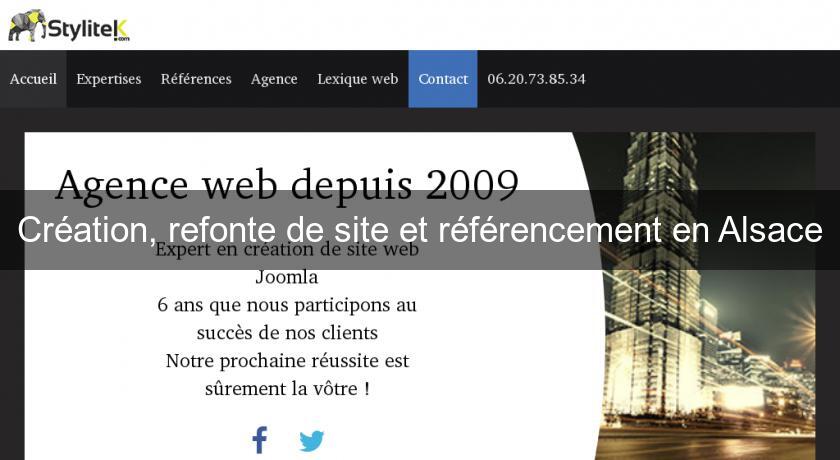 Création, refonte de site et référencement en Alsace Création, refonte de site et référencement en Alsace