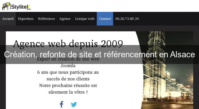 Création, refonte de site et référencement en Alsace