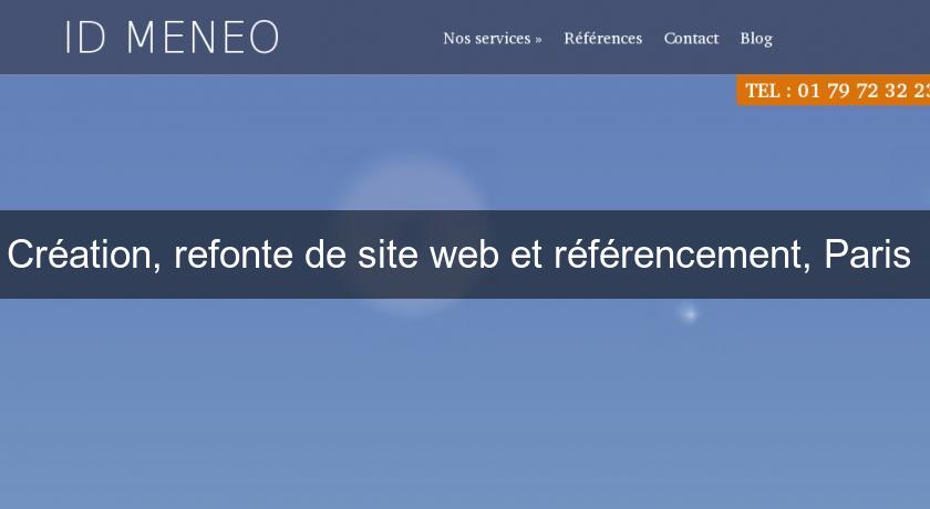 Création, refonte de site web et référencement, Paris 