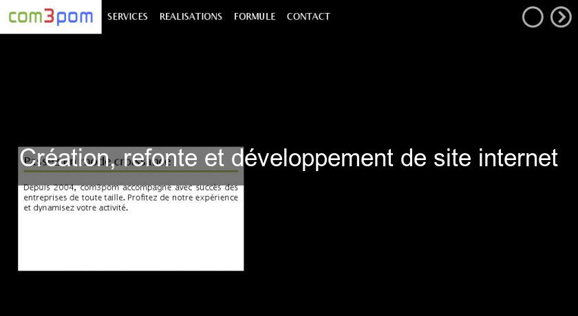 Création, refonte et développement de site internet