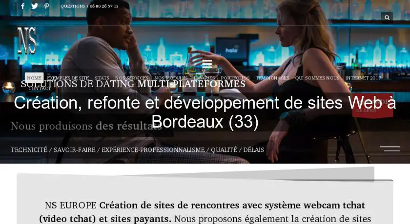 Création, refonte et développement de sites Web à Bordeaux (33)