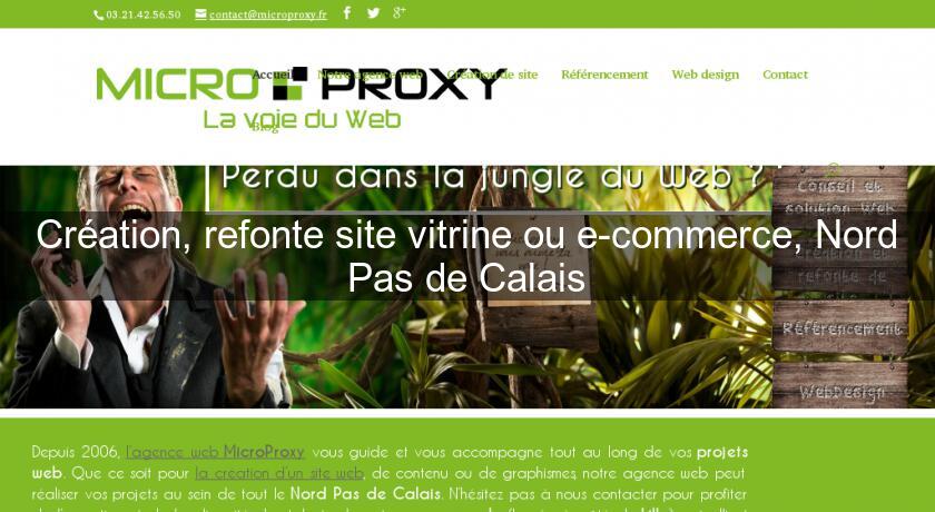 Création, refonte site vitrine ou e-commerce, Nord Pas de Calais Création, refonte site vitrine ou e-commerce, Nord Pas de Calais