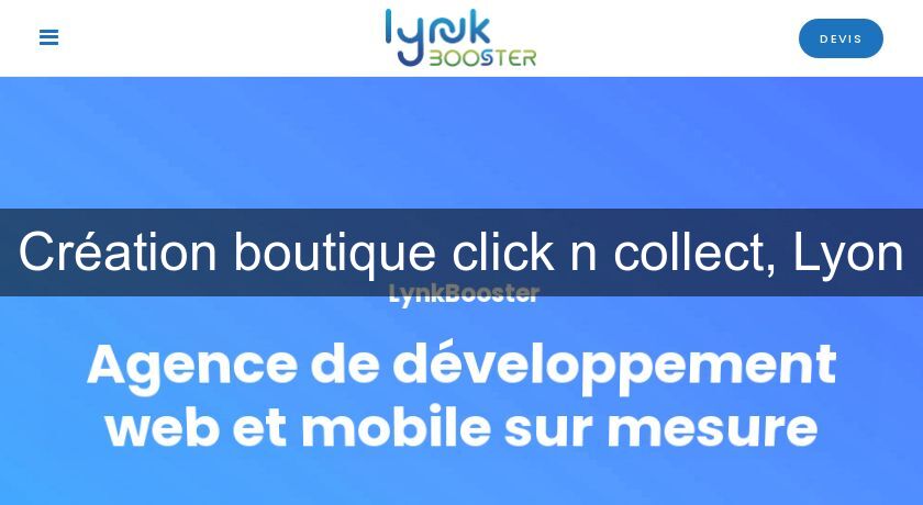 Création boutique click'n collect, Lyon Création boutique click'n collect, Lyon