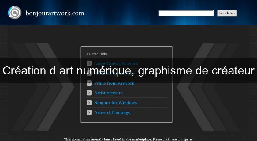 Création d'art numérique, graphisme de créateur Création d'art numérique, graphisme de créateur