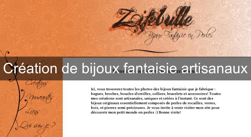 Création de bijoux fantaisie artisanaux Création de bijoux fantaisie artisanaux