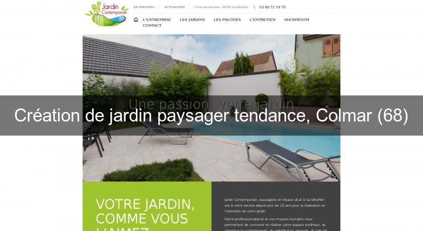 Création de jardin paysager tendance, Colmar (68) Création de jardin paysager tendance, Colmar (68)