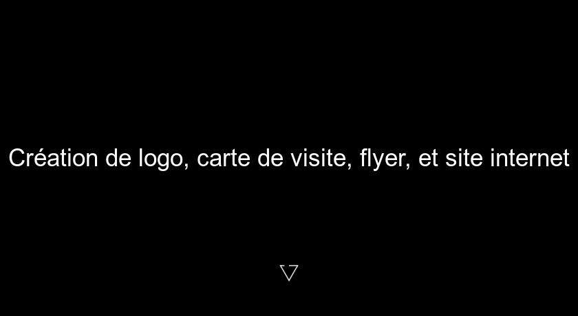 Création de logo, carte de visite, flyer, et site internet Création de logo, carte de visite, flyer, et site internet
