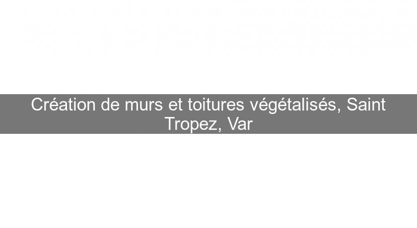 Création de murs et toitures végétalisés, Saint Tropez, Var Création de murs et toitures végétalisés, Saint Tropez, Var
