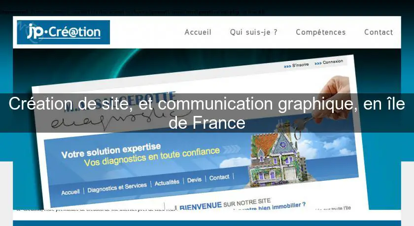 Création de site, et communication graphique, en île de France