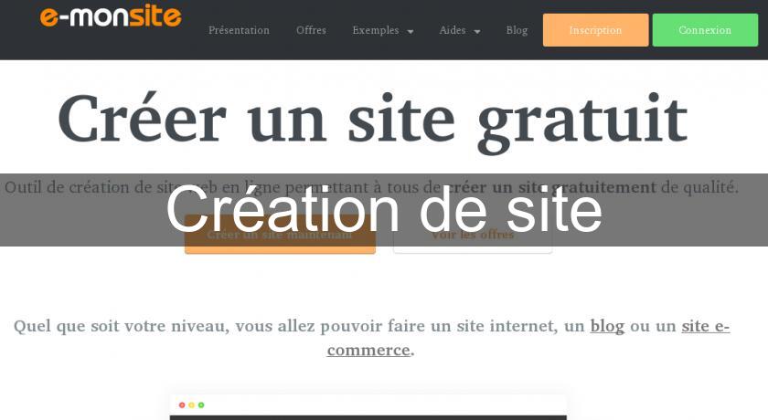 Création de site