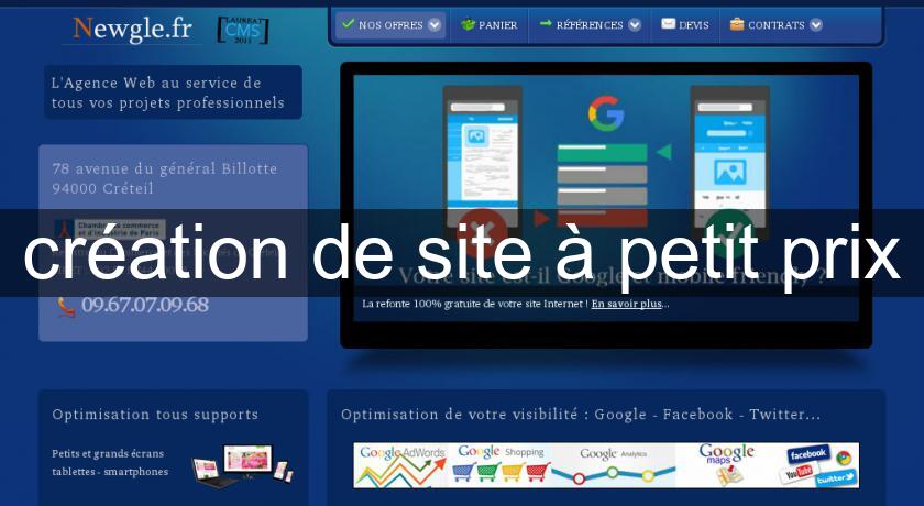création de site à petit prix création de site à petit prix