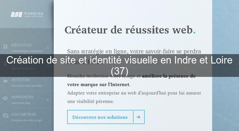 Création de site et identité visuelle en Indre et Loire (37)