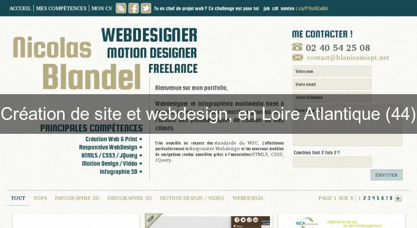 Création de site et webdesign, en Loire Atlantique (44)