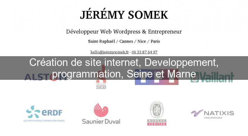 Création de site internet, Developpement, programmation, Seine et Marne