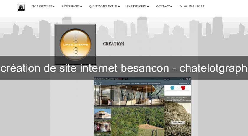 création de site internet besancon - chatelotgraph