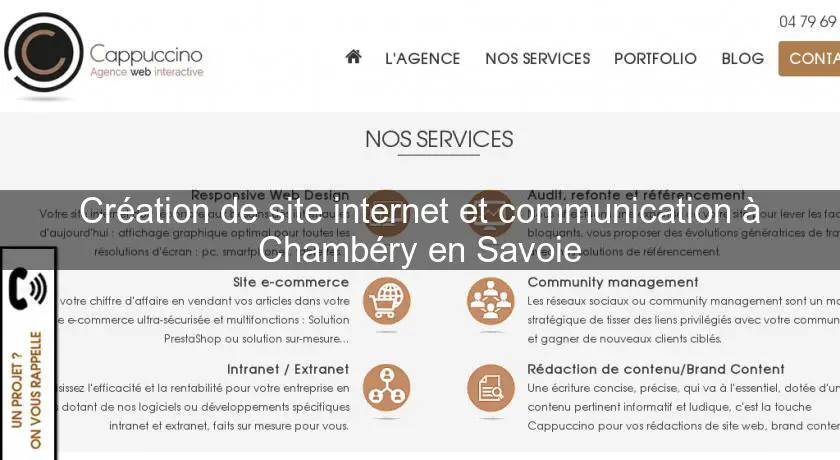 Création de site internet et communication à Chambéry en Savoie