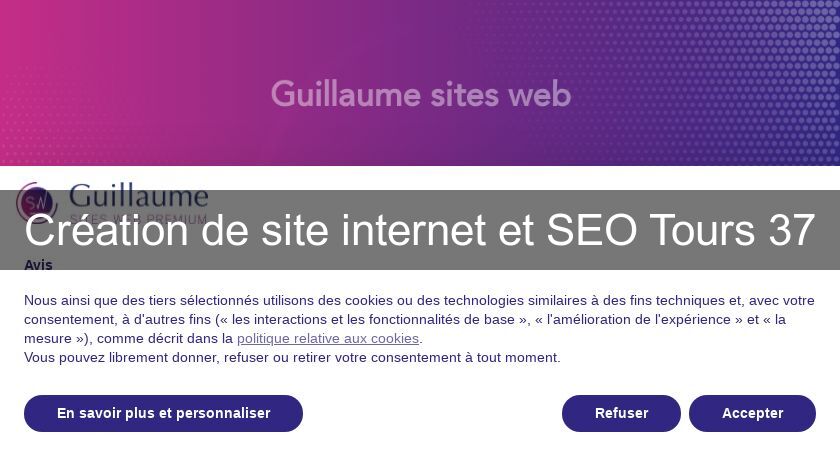 Création de site internet et SEO Tours 37