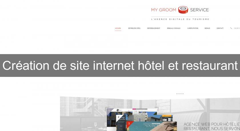Création de site internet hôtel et restaurant