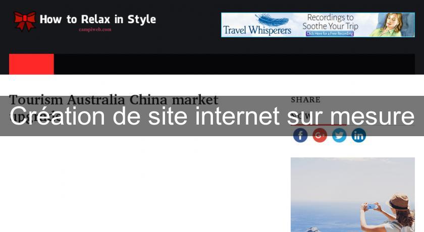 Création de site internet sur mesure