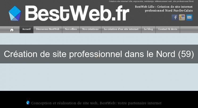 Création de site professionnel dans le Nord (59)