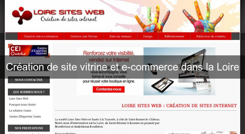 Création de site vitrine et e-commerce dans la Loire Création de site vitrine et e-commerce dans la Loire