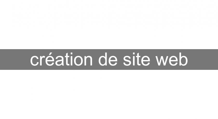 création de site web